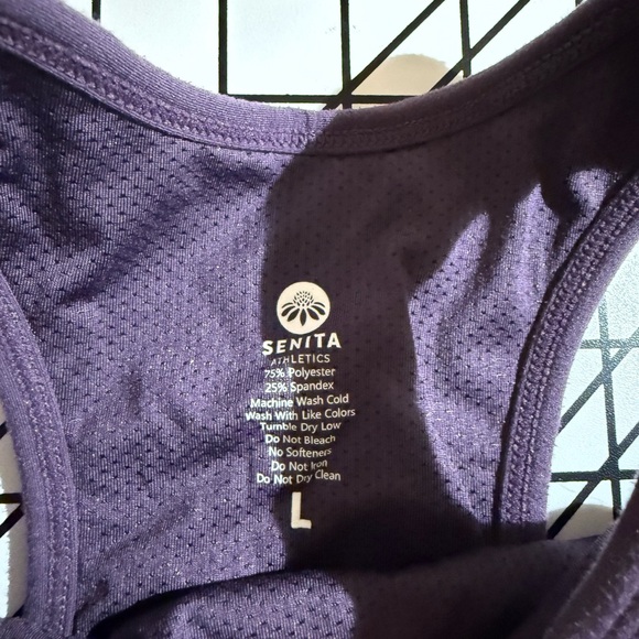 Holly Crop Top - Eggplant | Senita Athletics | Large - Picture 4 of 7